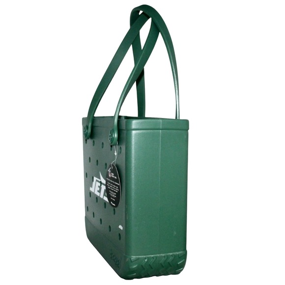 BOGG Baby Bag NFL New York Jets Green EVA Rubber Tote Game Day Beach Utility